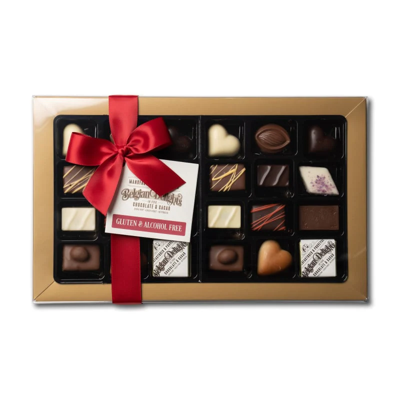 Belgian Delights Gluten & Alcohol Free Assortment Box 30pc