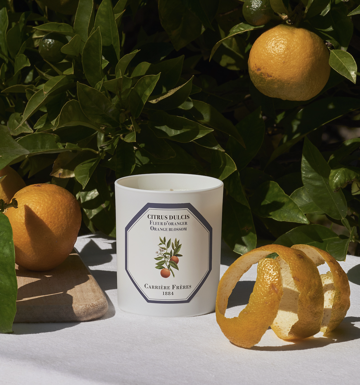 carriere freres orange blossom candle