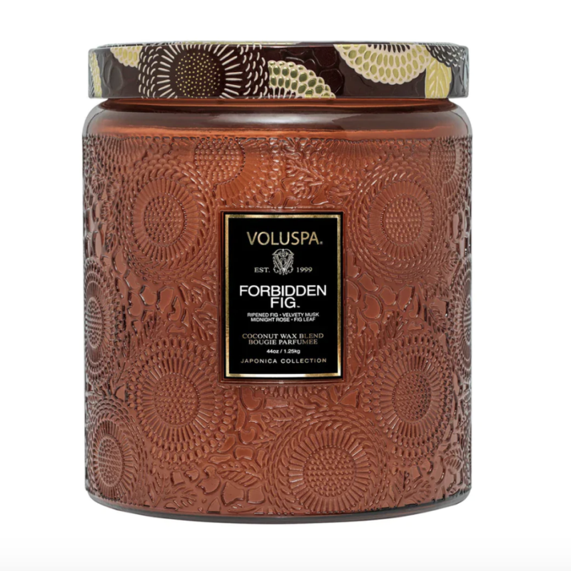 Voluspa Forbidden Fig Luxe 2 Wick Candle