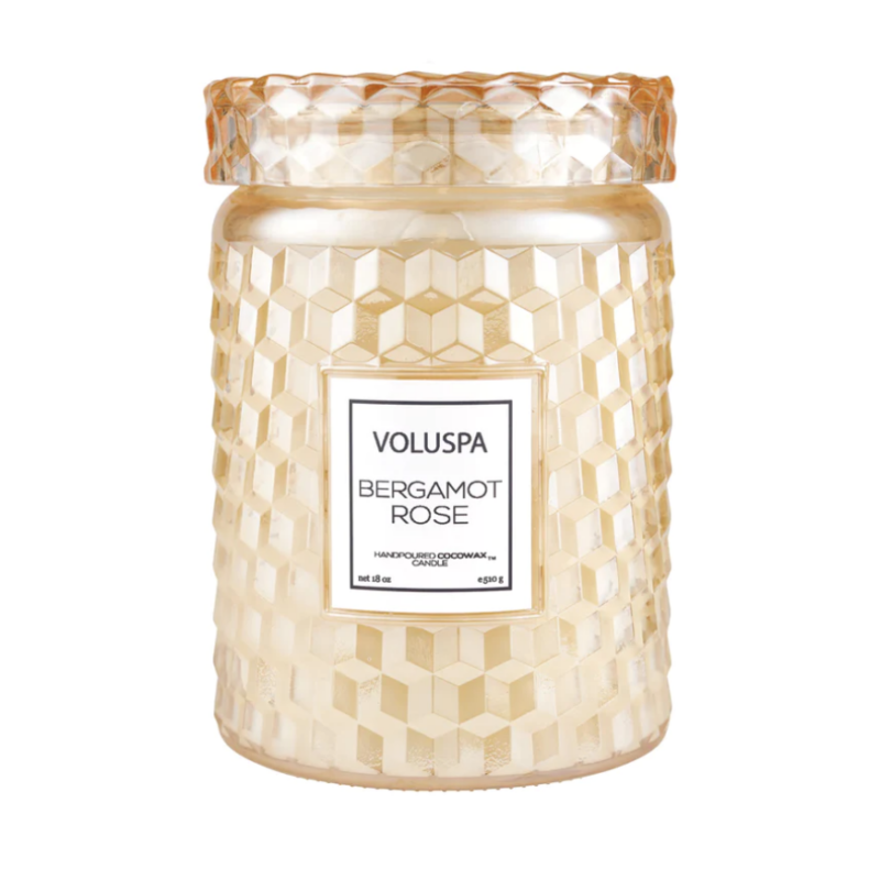Voluspa Bergamot Rose 100hr Candle