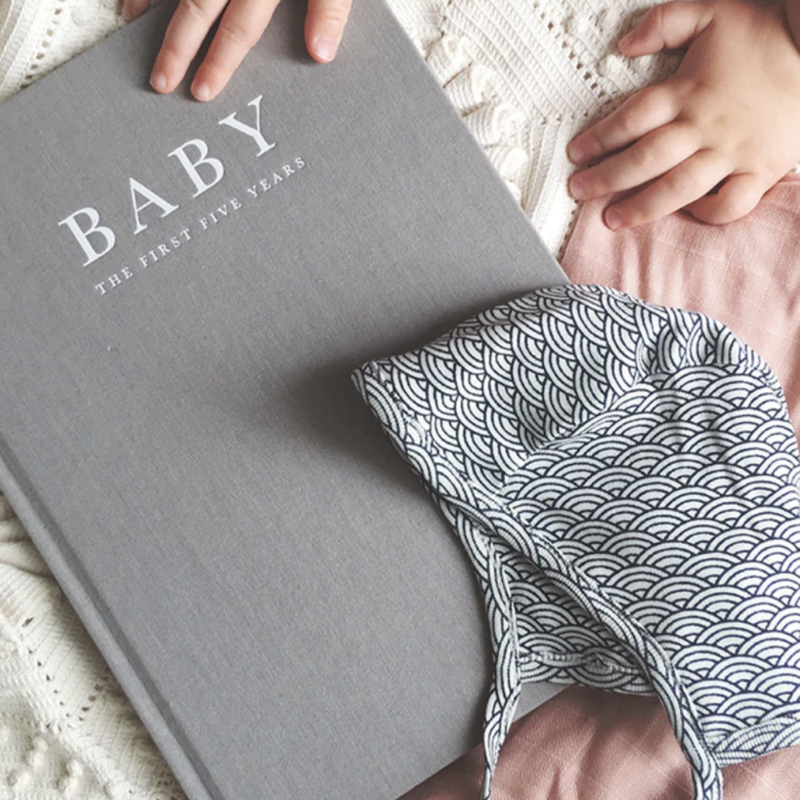 Write to me Baby The First Five Years - Grey