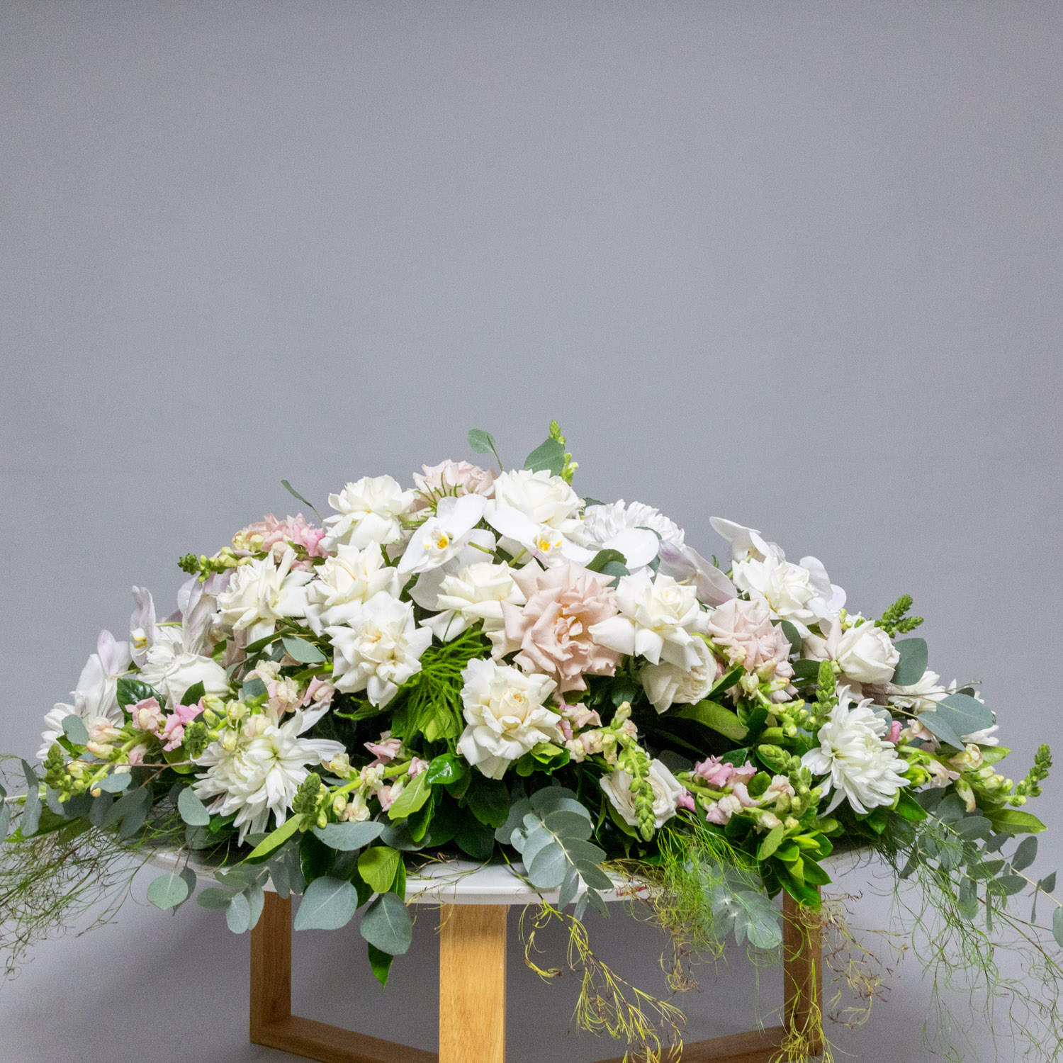 Casket Cover - Pastel Flowers