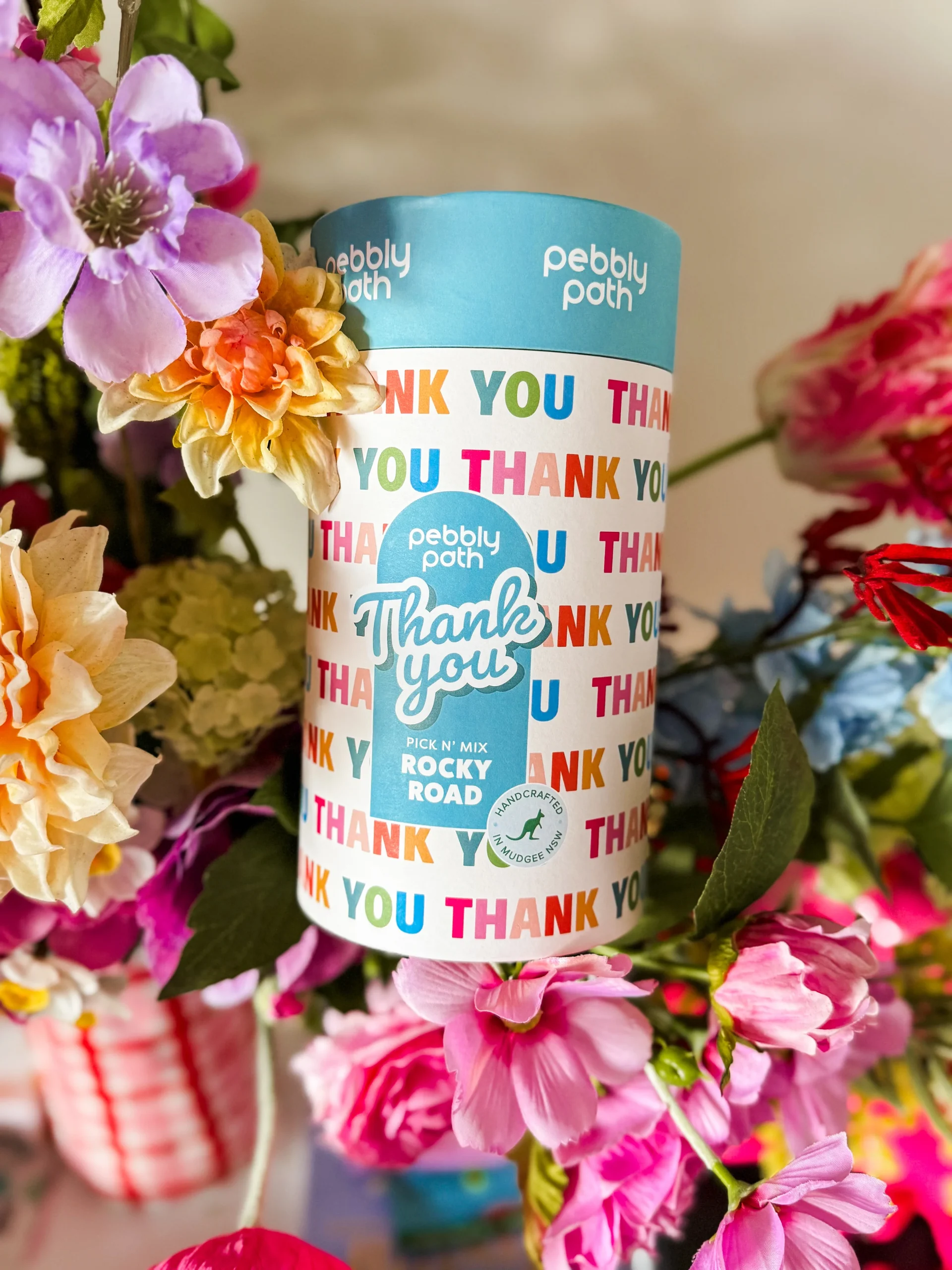 Rocky Road Thank You Cylinder Pick n Mix Pebbly Path