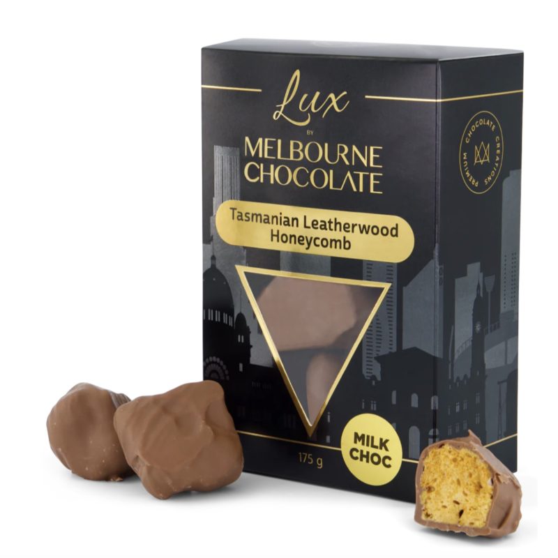 Melbourne Chocolate Tasmanian Leatherwood Honeycomb 200g Milk
