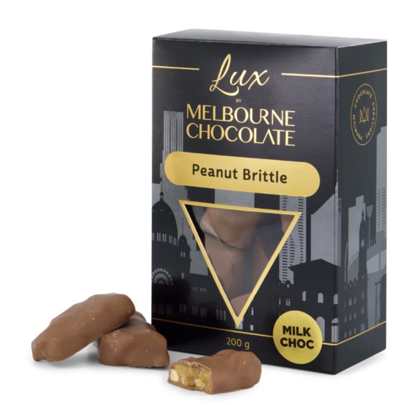 Melbourne Chocolates Peanut Brittle 200g Milk