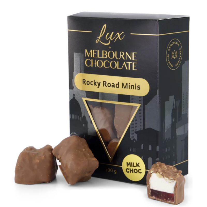 Melbourne Chocolate Rocky Road Minis 200g Milk