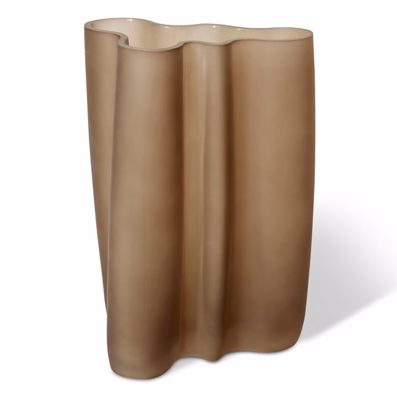 Victoria Vase Brown Large