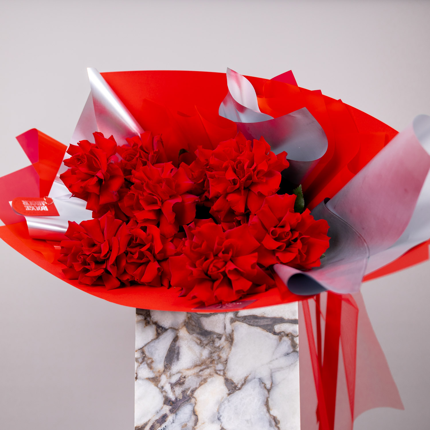 Valentine's Day Flowers - 12 Reflexed Red Rose Bouquet | Online Exclusive - Image 6