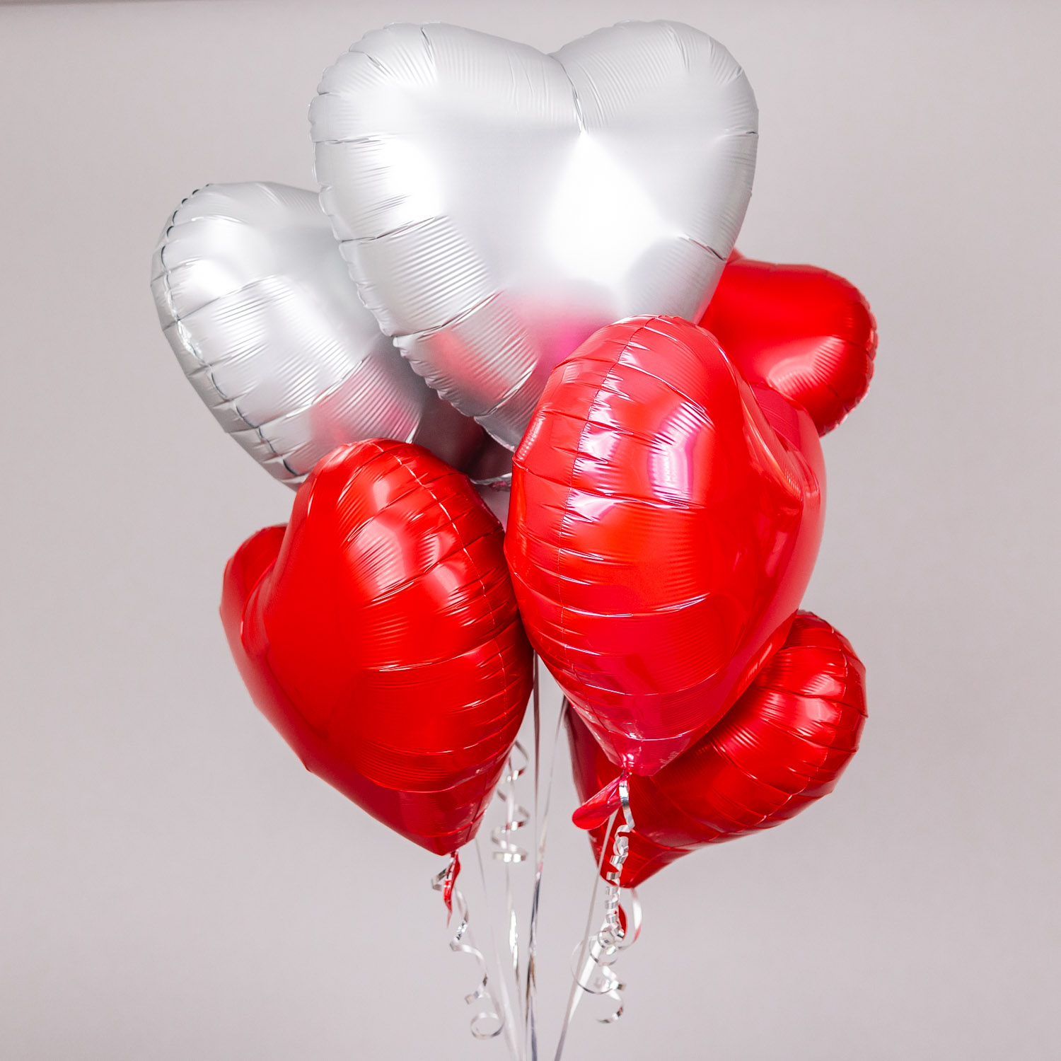 Valentine's Day Set 6 Helium Balloons