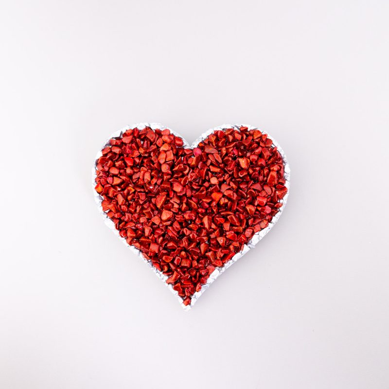 Valentine's Day Red Crystal Heart Large