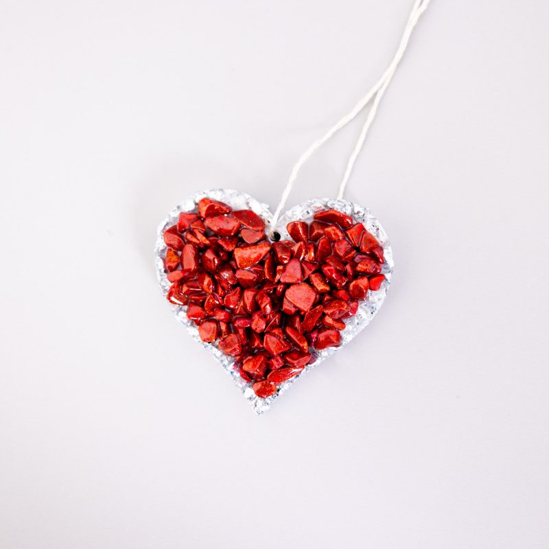 Valentine's Day Red Crystal Heart Small
