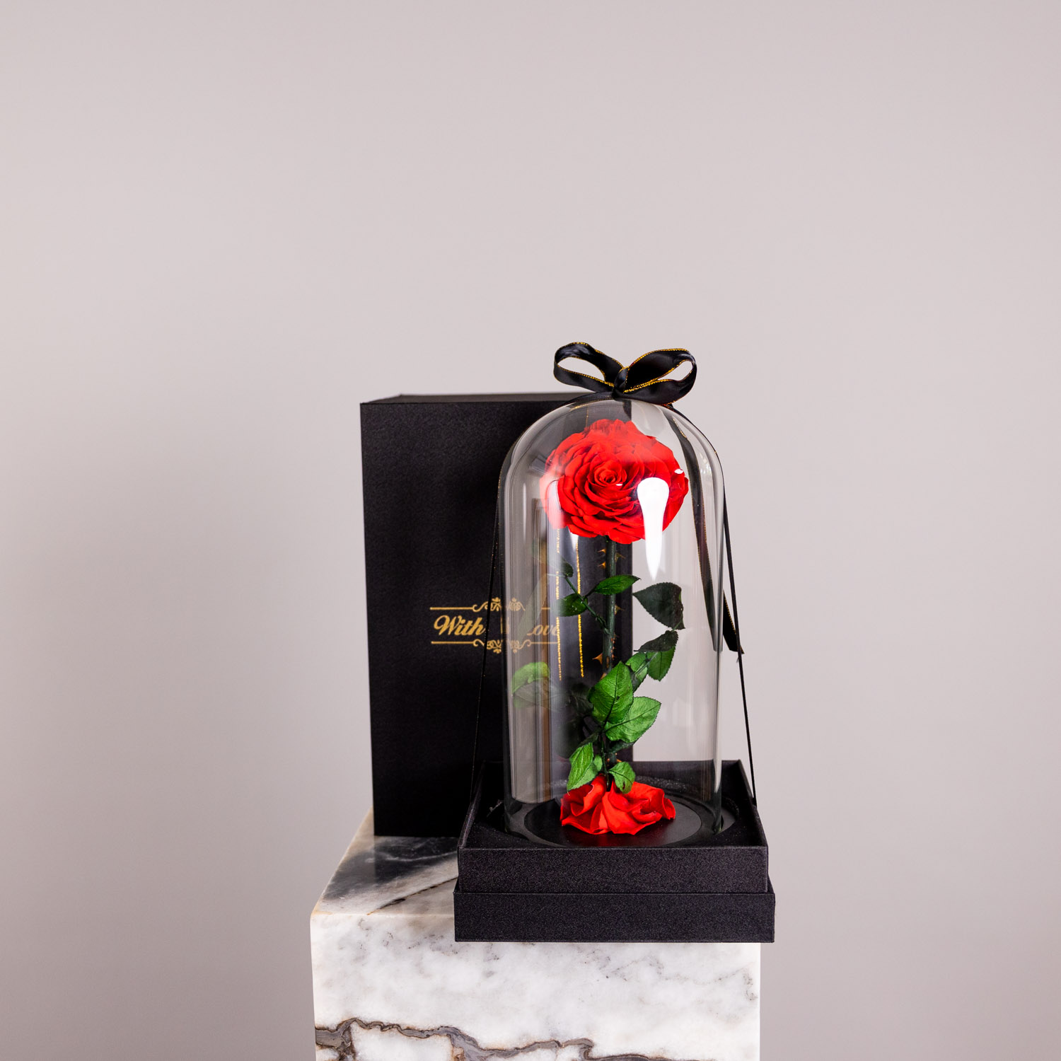 Valentine's Day Single Everlasting Rose Dome - Image 2