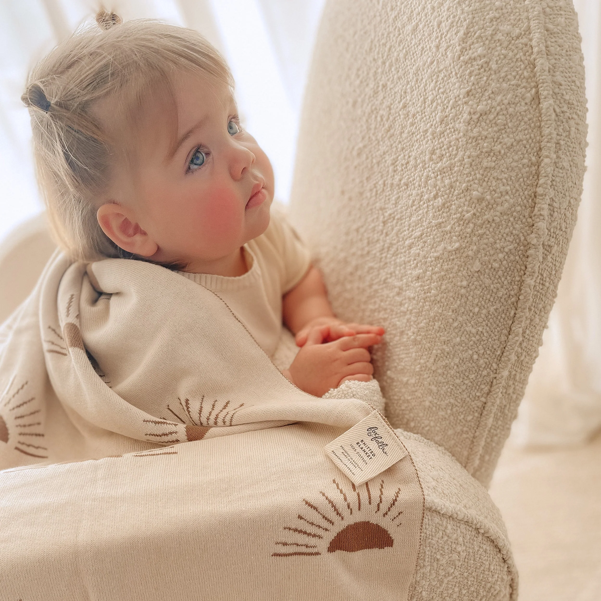 Fox & Fallow Suns Coffee Reversible Blanket - Image 3