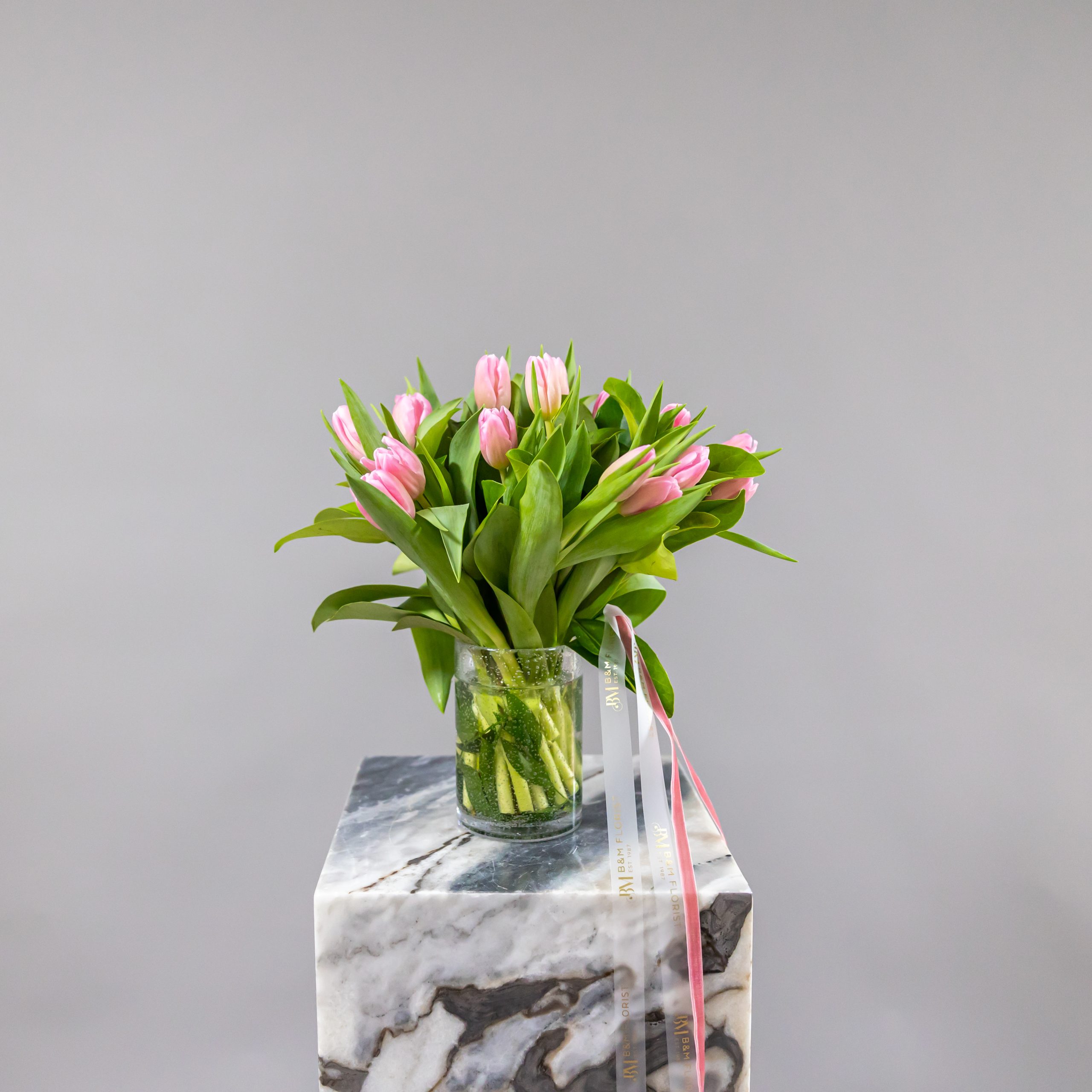 International Womens Day Tulips in Vase- Limited Edition