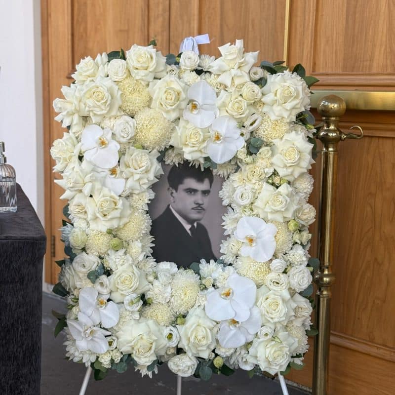 Custom photo frame funeral